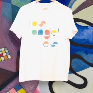 Fossil Los Angeles Abstract Graphic Tee Medium